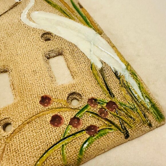 Ceramic Double Switch Plate Cover - Picture 3 of 7